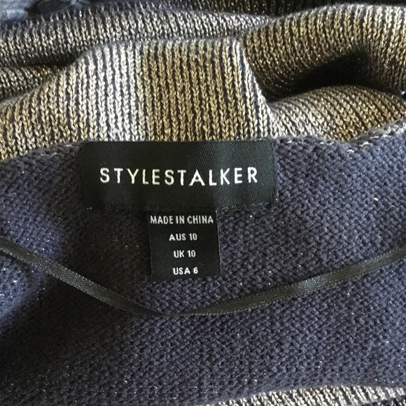 Revolve Stylestalker Metallic Knit Dress - Picture 8 of 11